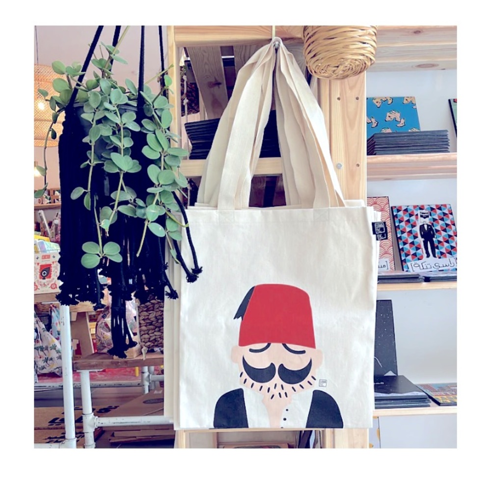 Abou El Abed tote bag.